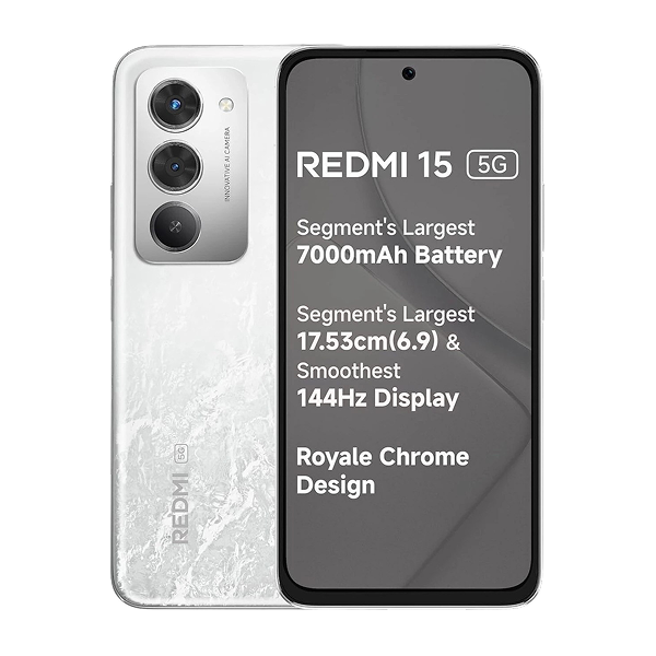 Redmi 15 (Frosted White, 8/128 GB)